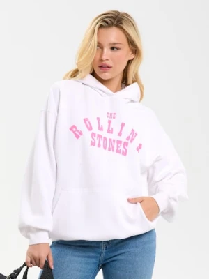 Sinsay - Bluza z nadrukiem The Rolling Stones - kremowy