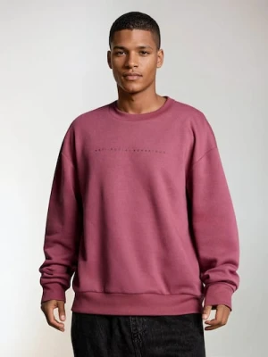 Sinsay - Bluza z napisem - fioletowy