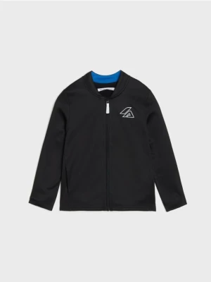 Sinsay - Bluza z odblaskowym nadrukiem Active - czarny