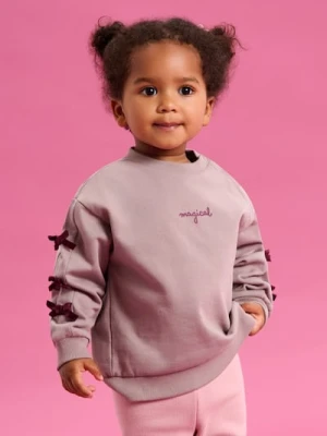 Sinsay - Bluza z ozdobnymi kokardami - brązowy