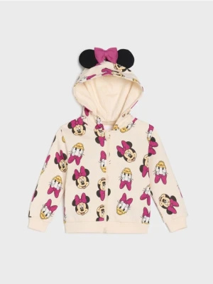 Sinsay - Bluza z zamkiem Minnie Mouse - kremowy