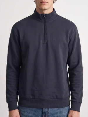 Sinsay - Bluza ze stójką i krótkim zamkiem - niebieski