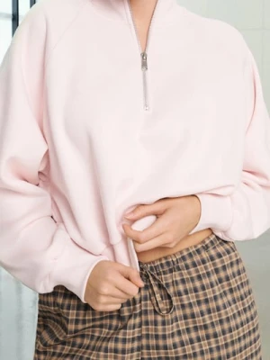 Zdjęcie produktu Sinsay - Bluza ze stójką - różowy