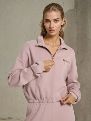Zdjęcie produktu Sinsay - Bluza ze stójką - różowy