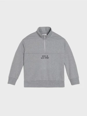 Sinsay - Bluza ze stójką - szary