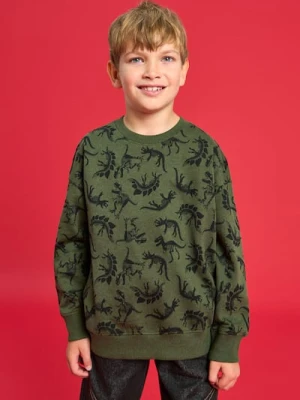 Sinsay - Bluza ze wzorkiem - khaki