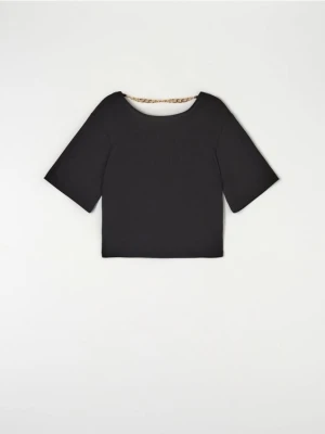 Sinsay - Bluzka - czarny