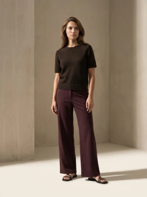 Sinsay - Bluzka swetrowa z domieszką wełny - dark grey jeans