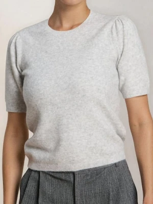 Sinsay - Bluzka swetrowa z domieszką wełny - szary