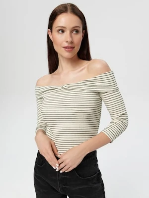 Sinsay - Bluzka w paski - wielobarwny