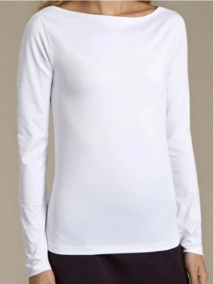 Sinsay - Bluzka z długim rękawem - biały