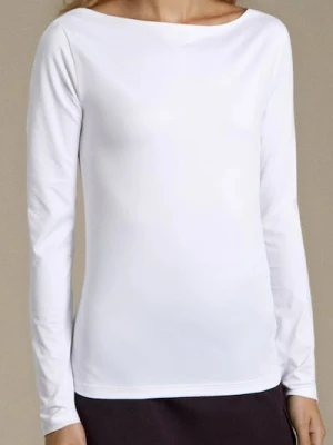 Sinsay - Bluzka z długim rękawem - biały