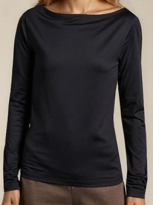 Sinsay - Bluzka z długim rękawem - czarny