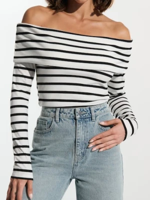 Sinsay - Bluzka z długimi rękawami - wielobarwny