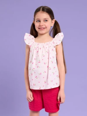 Sinsay - Bluzka z owocowym motywem - różowy