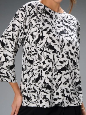 Sinsay - Bluzka z rękawem 3/4 - wielobarwny