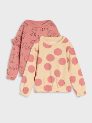 Sinsay - Bluzy 2 pack - beżowy