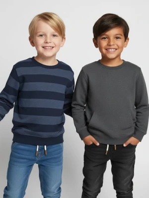 Sinsay - Bluzy 2 pack - granatowy