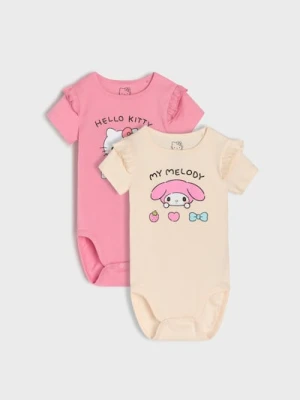 Zdjęcie produktu Sinsay - Body 2 pack Hello Kitty - różowy