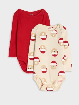 Sinsay - Body 2 pack - kremowy