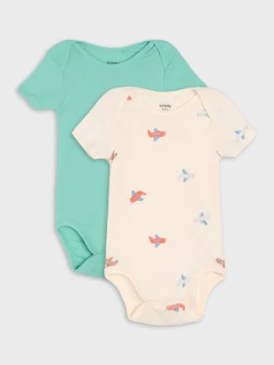 Sinsay - Body 2 pack - kremowy