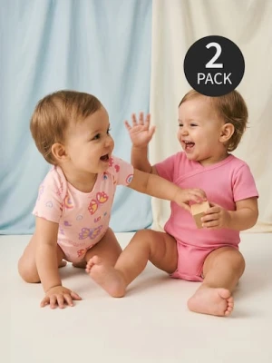 Sinsay - Body 2 pack - różowy