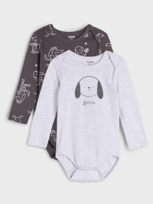 Zdjęcie produktu Sinsay - Body 2 pack - szary