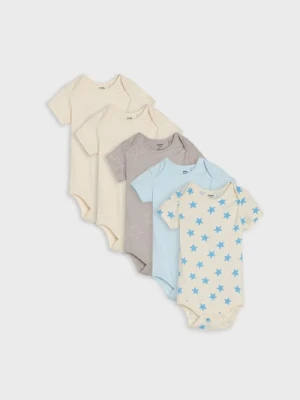 Sinsay - Body 5 pack - kremowy