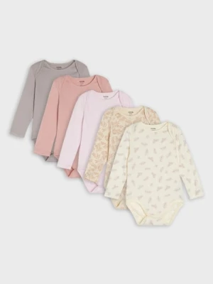 Sinsay - Body 5 pack - kremowy