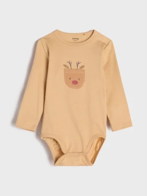 Sinsay - Body - beżowy