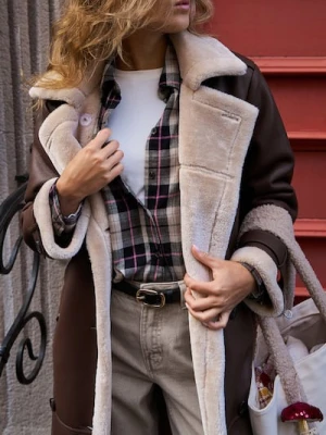 Sinsay - Body z krótkim rękawem na zatrzask - biały