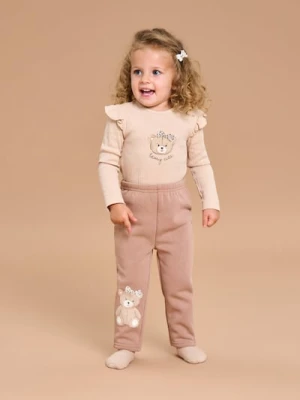 Sinsay - Body z nadrukiem - kremowy