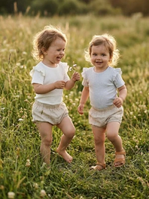 Sinsay - Body z prążkowanej dzianiny z ozdobnymi falbanami 2 pack - biały