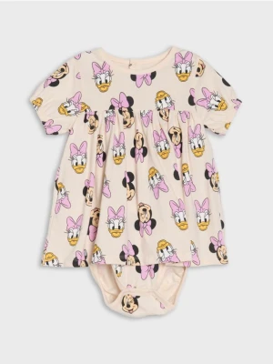 Sinsay - Body z sukienką Disney - kremowy