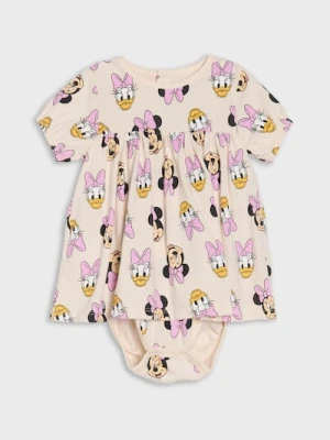Sinsay - Body z sukienką Disney - kremowy