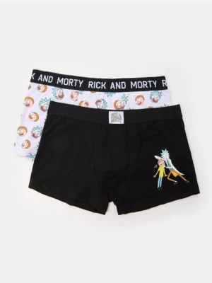 Zdjęcie produktu Sinsay - Bokserki Classic 2 pack Rick and Morty - wielobarwny