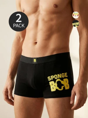 Sinsay - Bokserki Classic 2 pack Spongebob - wielobarwny