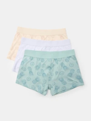 Sinsay - Bokserki Classic ze wzorem allover 3 pack - wielobarwny