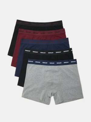 Sinsay - Bokserki Long 5 pack - granatowy