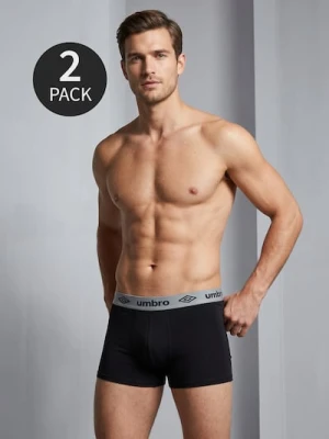 Sinsay - Bokserki Umbro z bawełną 2 pack - czarny