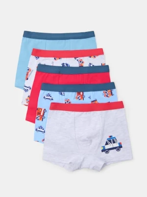 Sinsay - Bokserki z motywem pojazdów 5 pack - wielobarwny