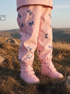 Sinsay - Botki barefoot z wkładką ze skóry - różowy