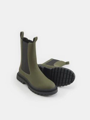 Sinsay - Botki - khaki