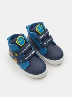 Sinsay - Botki lekko ocieplane zapinane na rzepy PAW Patrol - granatowy