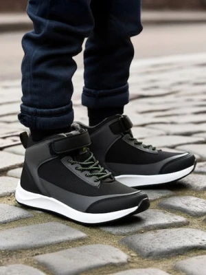 Sinsay - Botki ocieplane ze sztucznym futerkiem - czarny