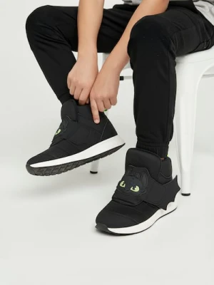 Sinsay - Botki z aplikacją 3D i świecącymi w ciemnościach oczach How to train Your Dragon - czarny