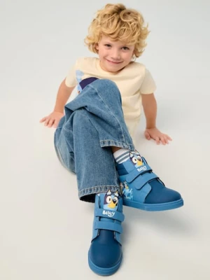 Sinsay - Botki zapinane na rzepy Bluey - niebieski