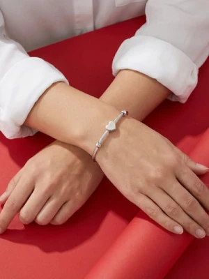 Sinsay - Bransoletka z zawieszką w kształcie serca - srebrny