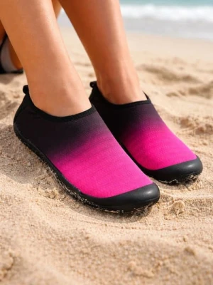 Sinsay - Buty plażowe w gradientowym wzorze - bordowy