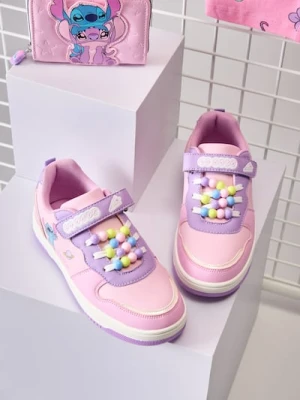 Sinsay - Buty sportowe z koralikami Stitch - różowy